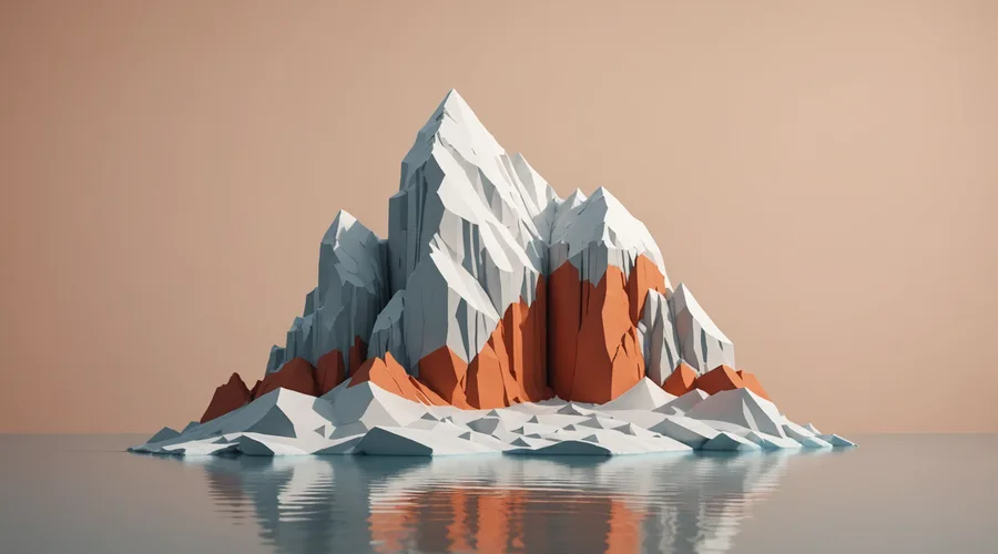 Abstract visualization contrasting surface-level metrics with deeper signals
